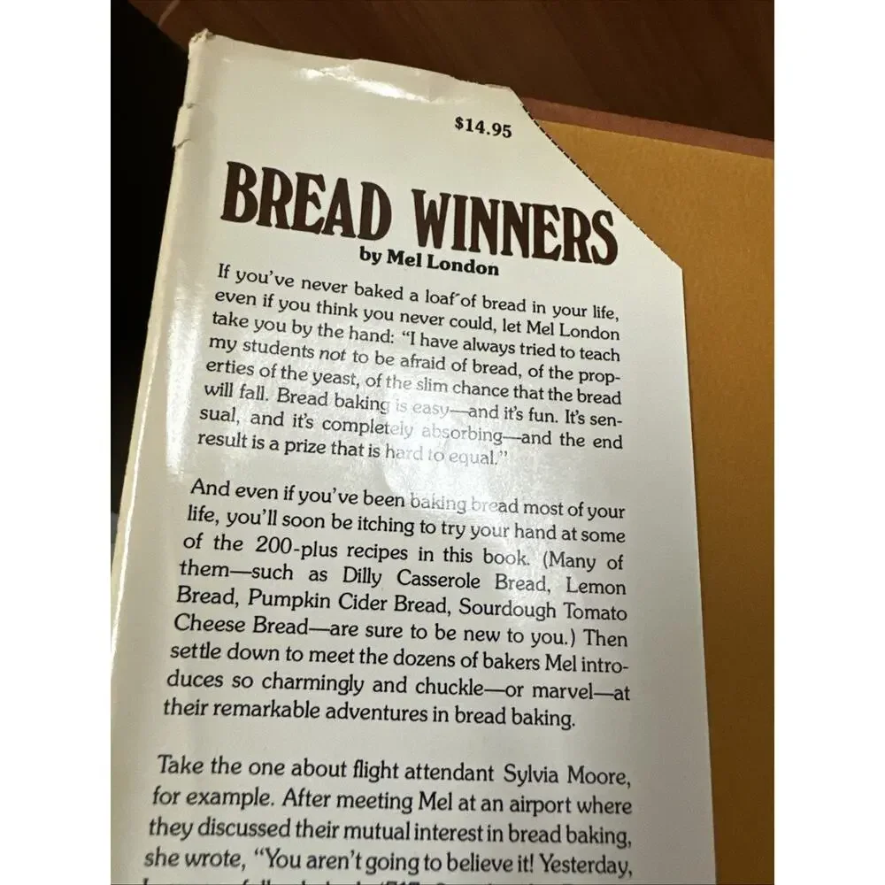 Bread Winners: More Than 200 Superior Bread‎ Recipes, Mel London Hardcover 1979